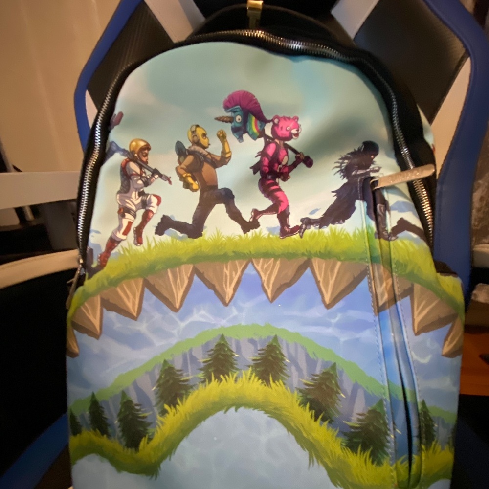 Limited edition Sprayground Fortnite book bag